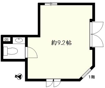 渋谷区西原3丁目貸店舗1階
